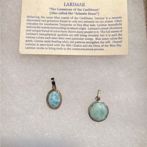 Larimar pendants